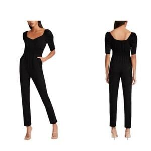 BB DAKOTA For Steve Madden Good 4 You High Waist Black Jumpsuit XL NWOT